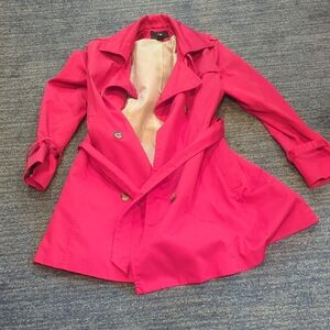 H&M Red Trench Coat